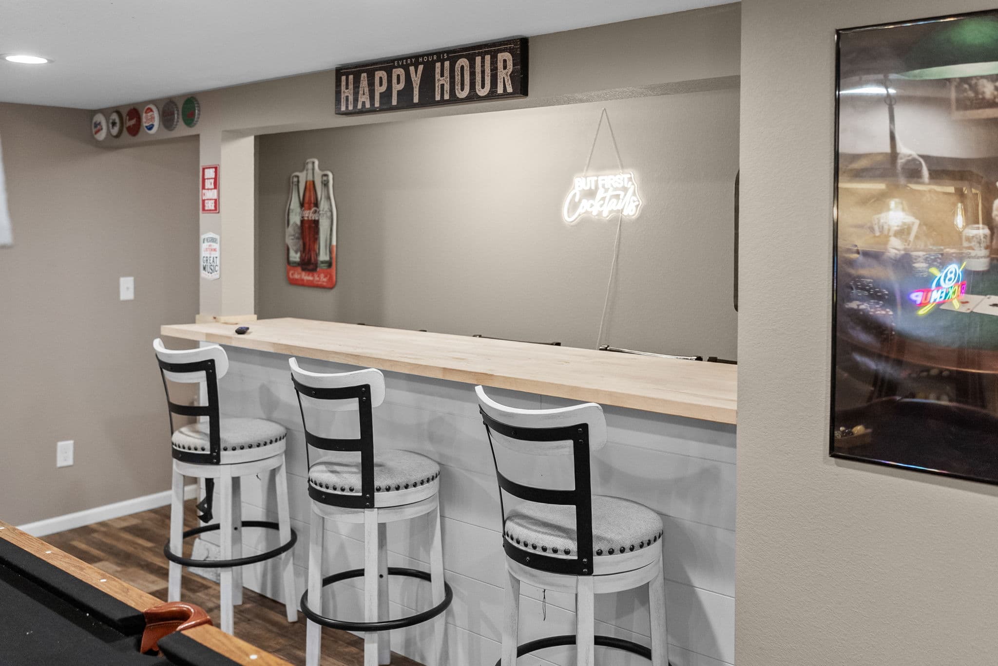 The bar